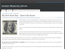 Tablet Screenshot of internetmarketingapplied.com